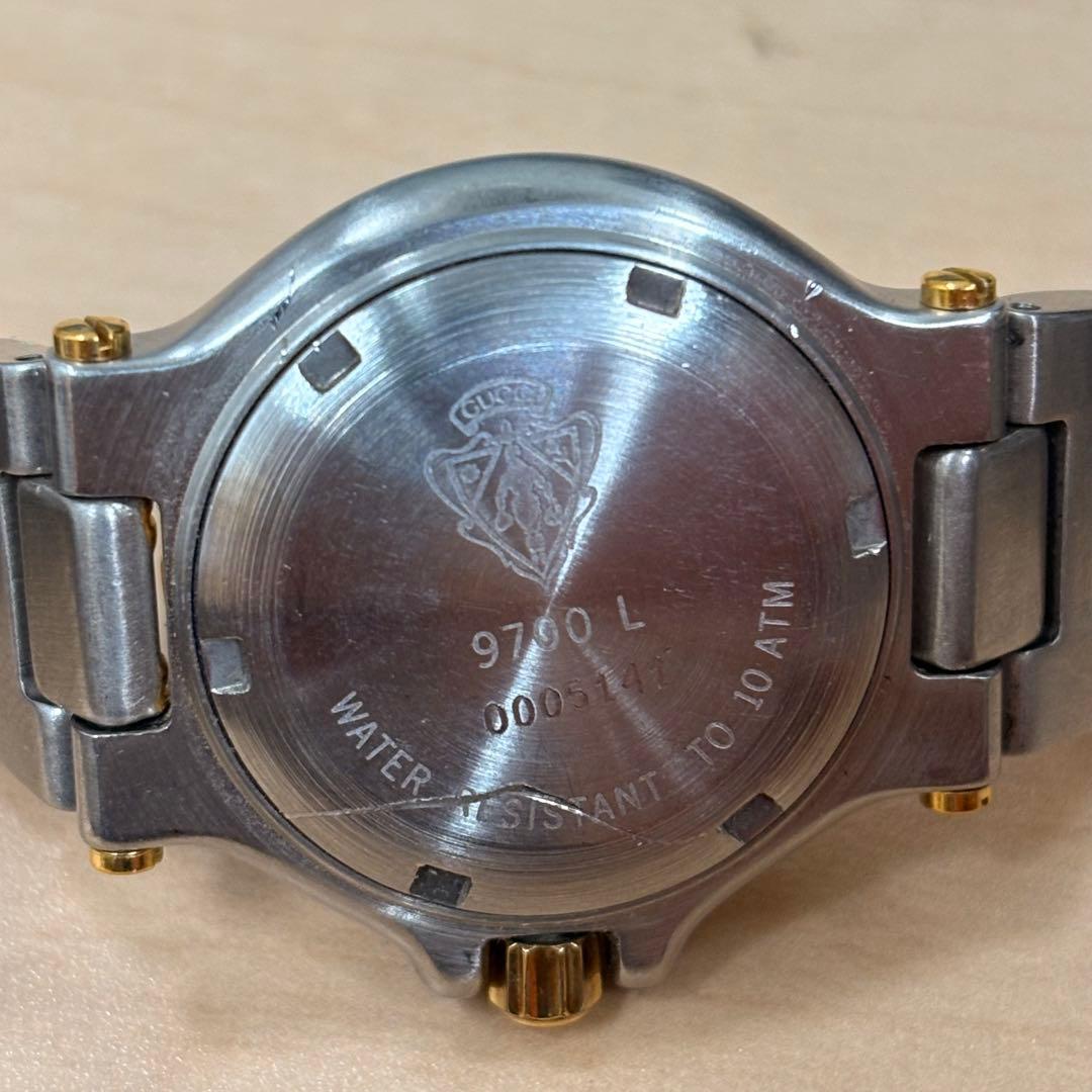 【稼動品】GUCCI グッチ 9200L コンビ レディース 腕時計 ダイバー