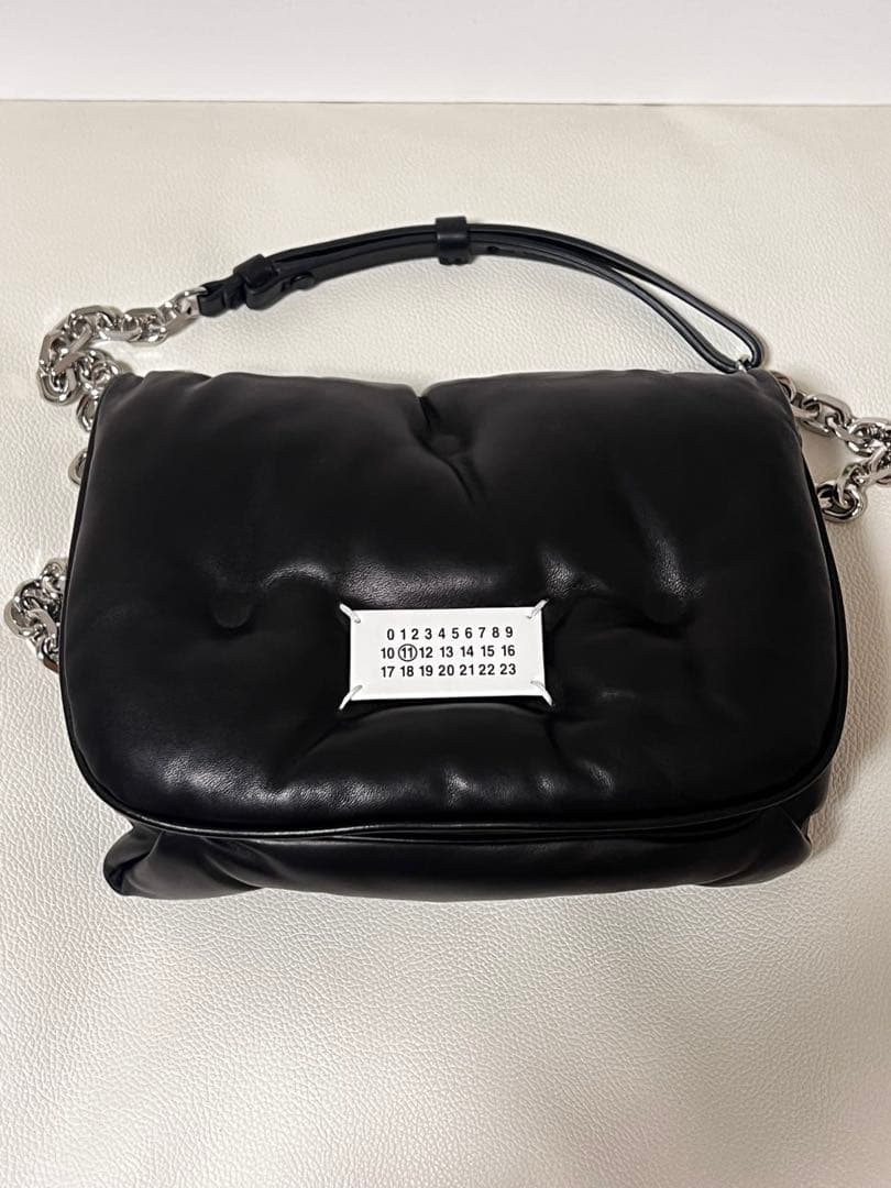 メゾンマルジェラ グラムスラム　フラップ　スモール　ショルダーバッグ