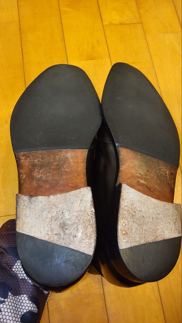 c*9様 美品ジョンロブ ロムゼイ 8.5E 8000ラスト ブラック チャッカ