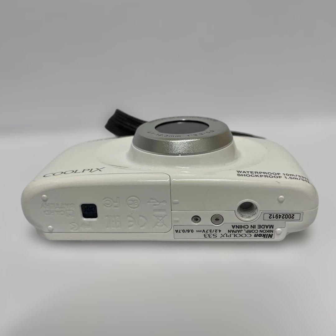 ニコン Nikon COOLPIX S33 ホワイト