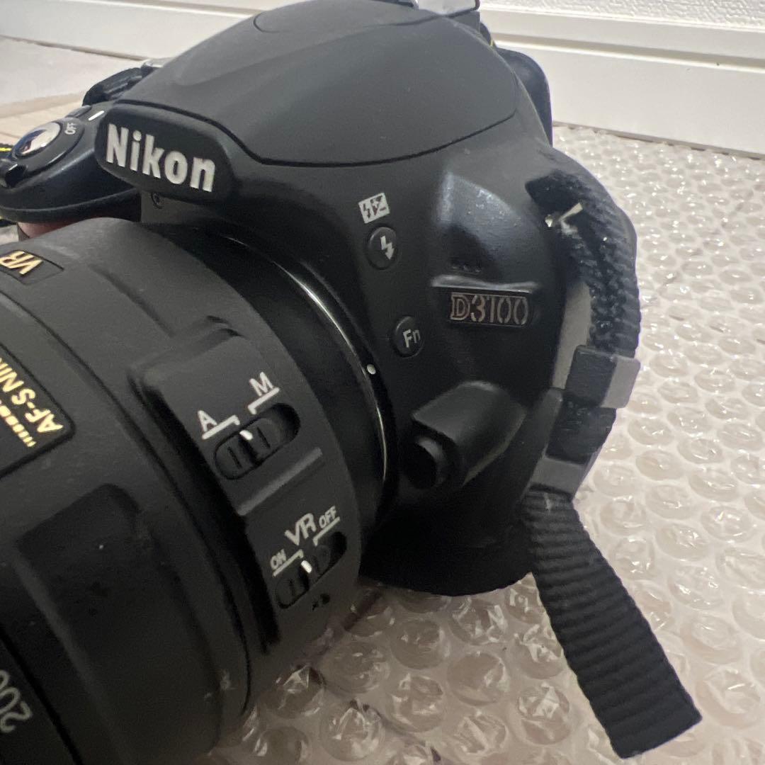 【動作未確認】一眼レフ　Nikon D3100 レンズセット