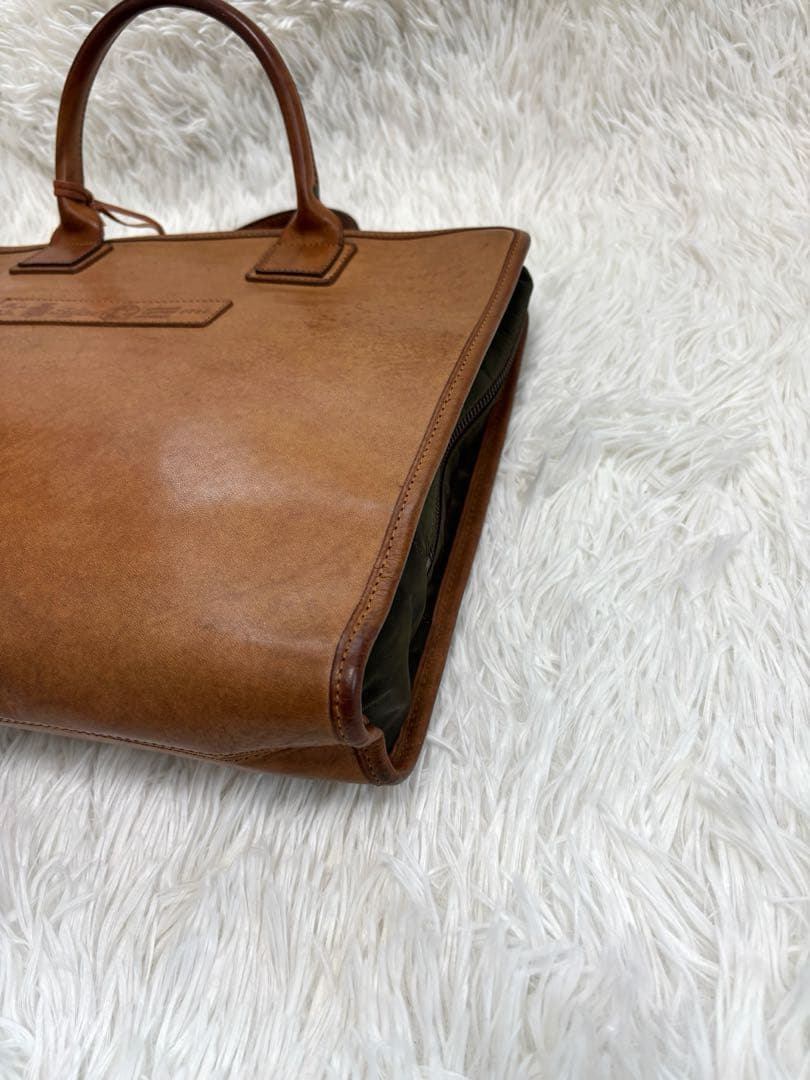 Felisi フェリージ 9884 ブリーフケース ビジネスバッグ レザー 茶