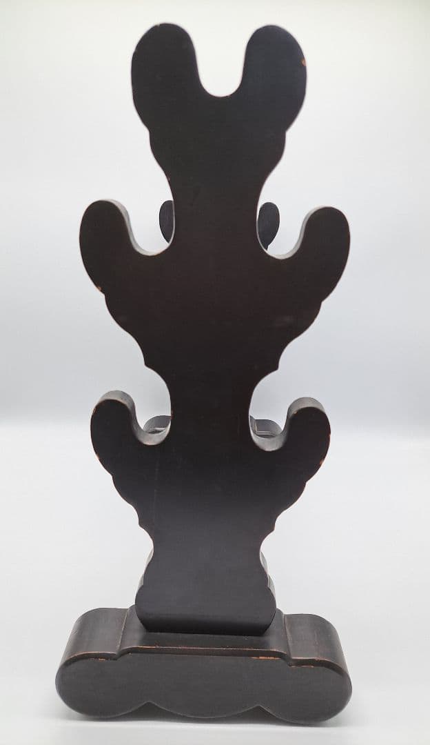 Y*タ様 時代名品 長崎螺鈿細工刀掛 木製漆塗刀掛け台 武具 時代物 極上品 日