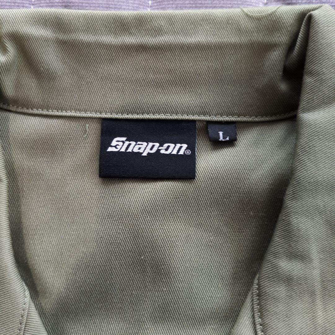 Snap-on　スナップオン　カーキ Lサイズ つなぎ