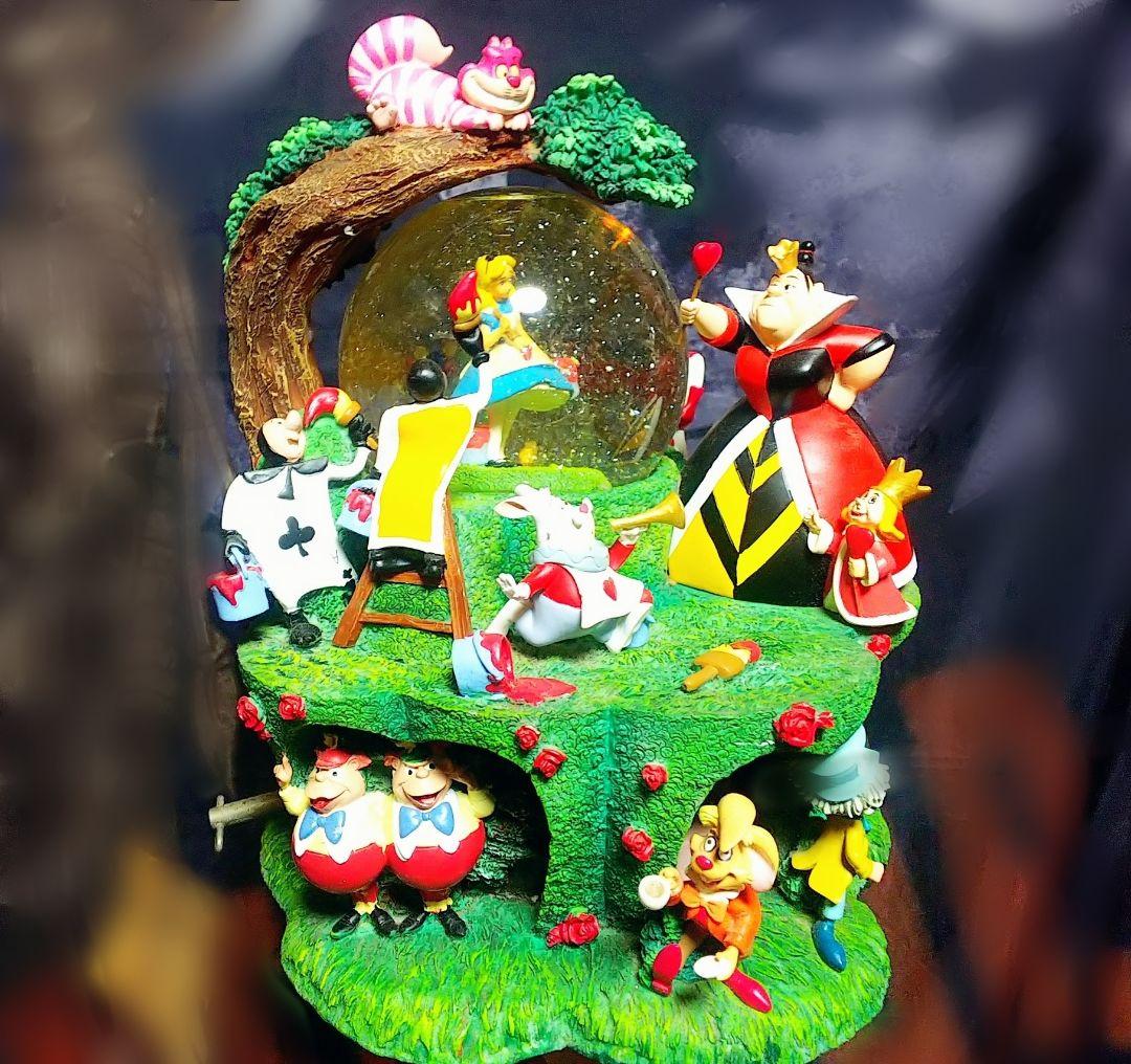 【不思議の国のアリス】激レア スノーグローブ オルゴール