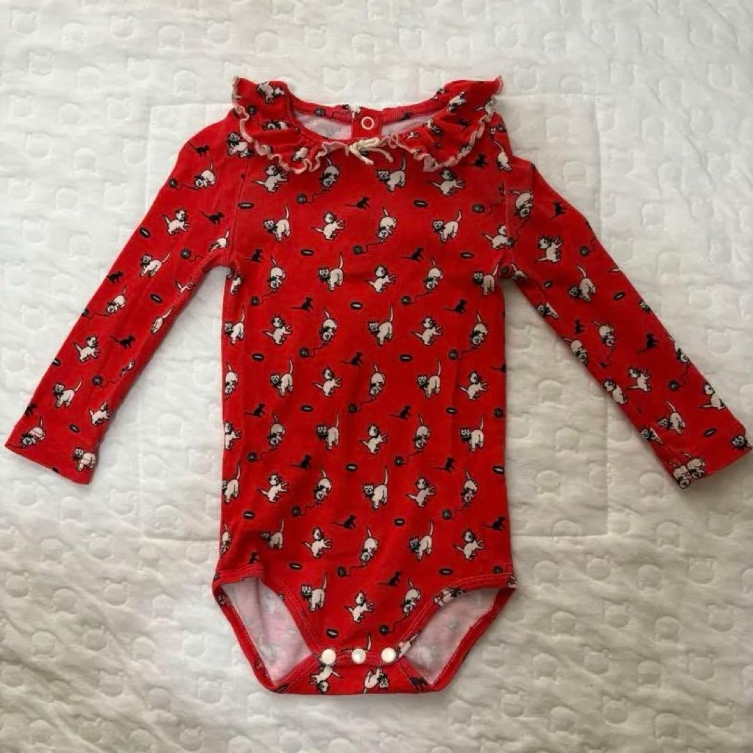 Misha & Puff 赤猫onesie 12-18m