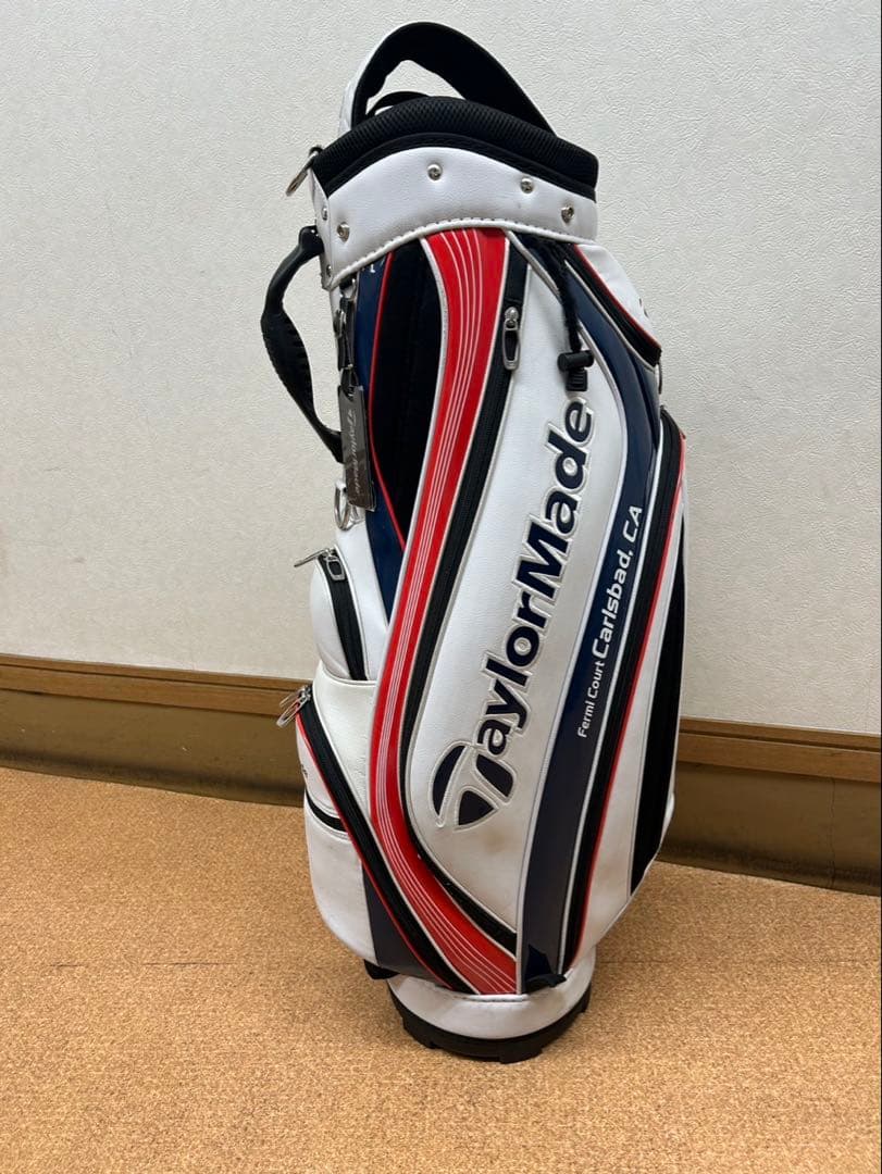 TaylorMade キャディバッグ ホワイト/レッド/ブラック