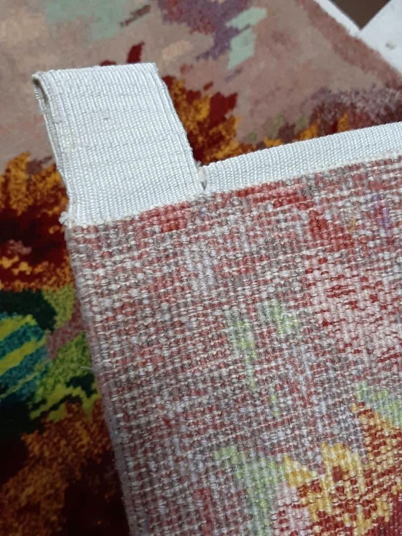 中国手織り段通 シルク120段 タペストリー　絨毯 インテリア