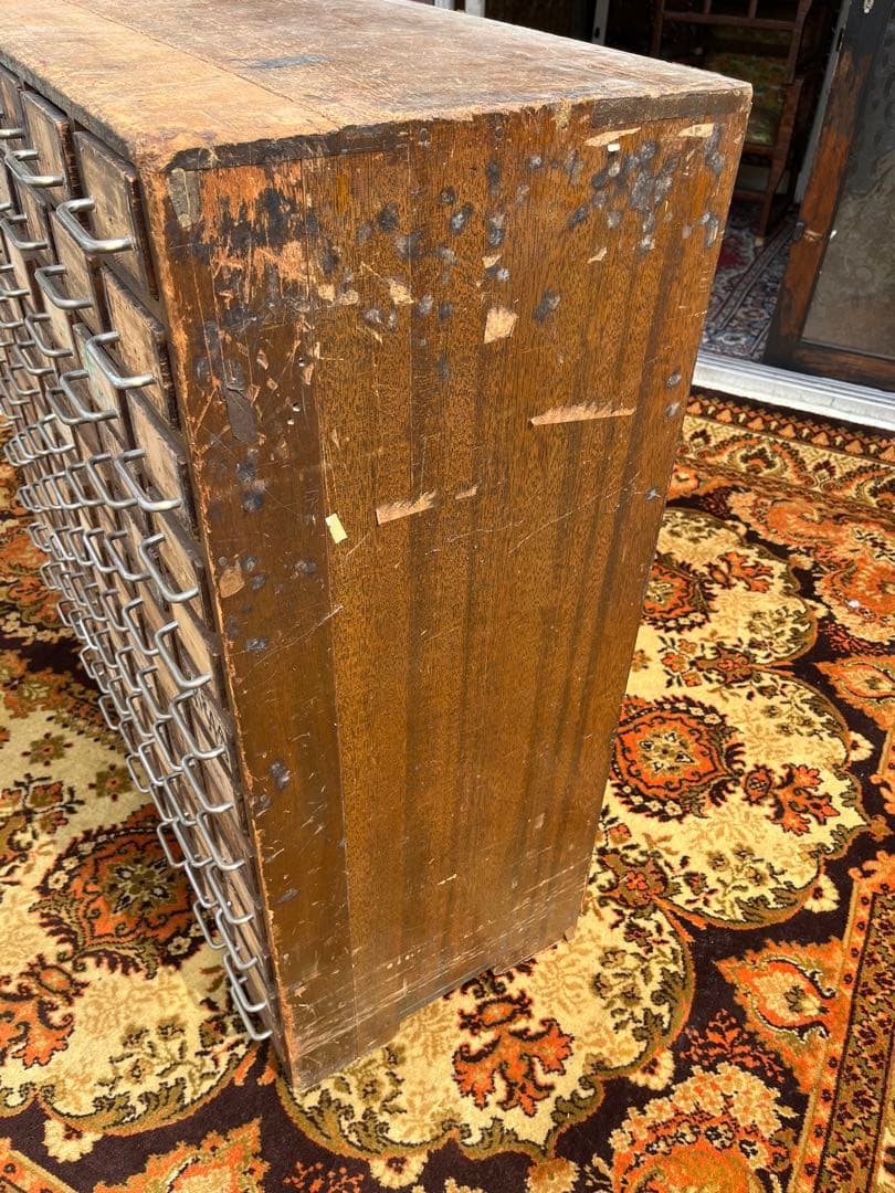 古道具 薬棚 多引き出し 箪笥 当時物 インテリア 昭和レトロ ビンテージ