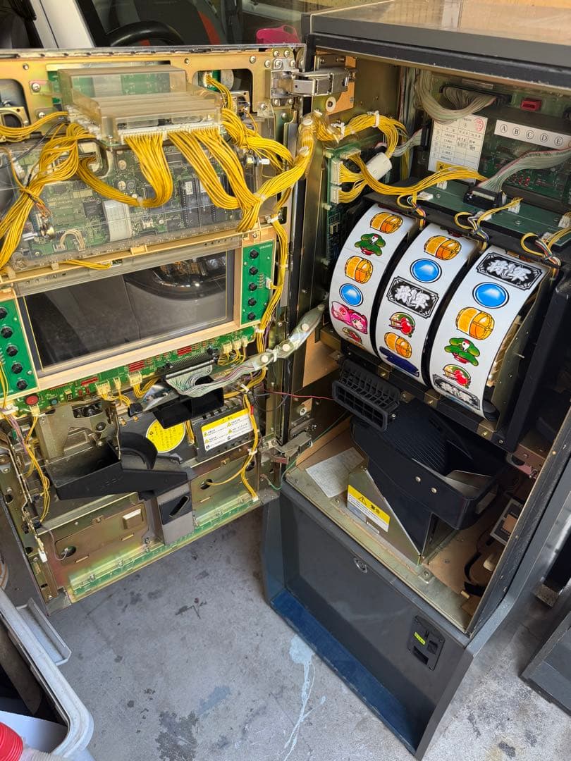 スロット実機　吉宗S　悪代官パネル　アミューズメント仕様　4号機