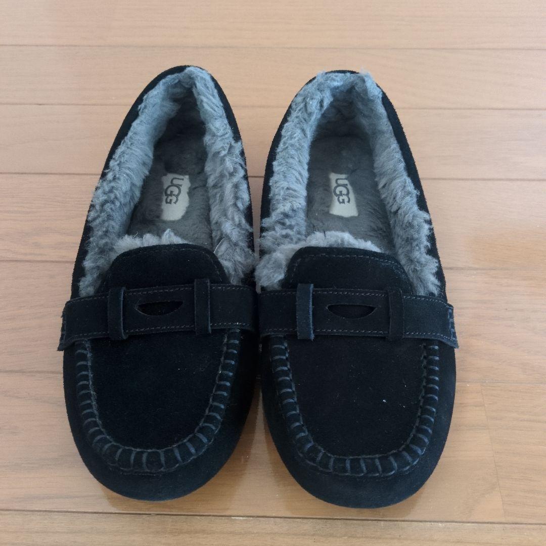 UGG モカシン 24cm ブラック
