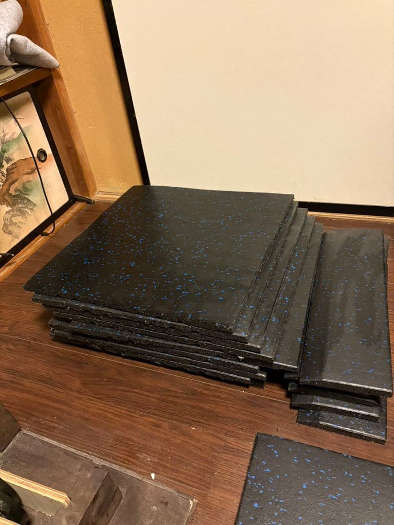 【引取限定】ホームジム一式セット（パワーラック・ベンチ・プレート総計155kg）