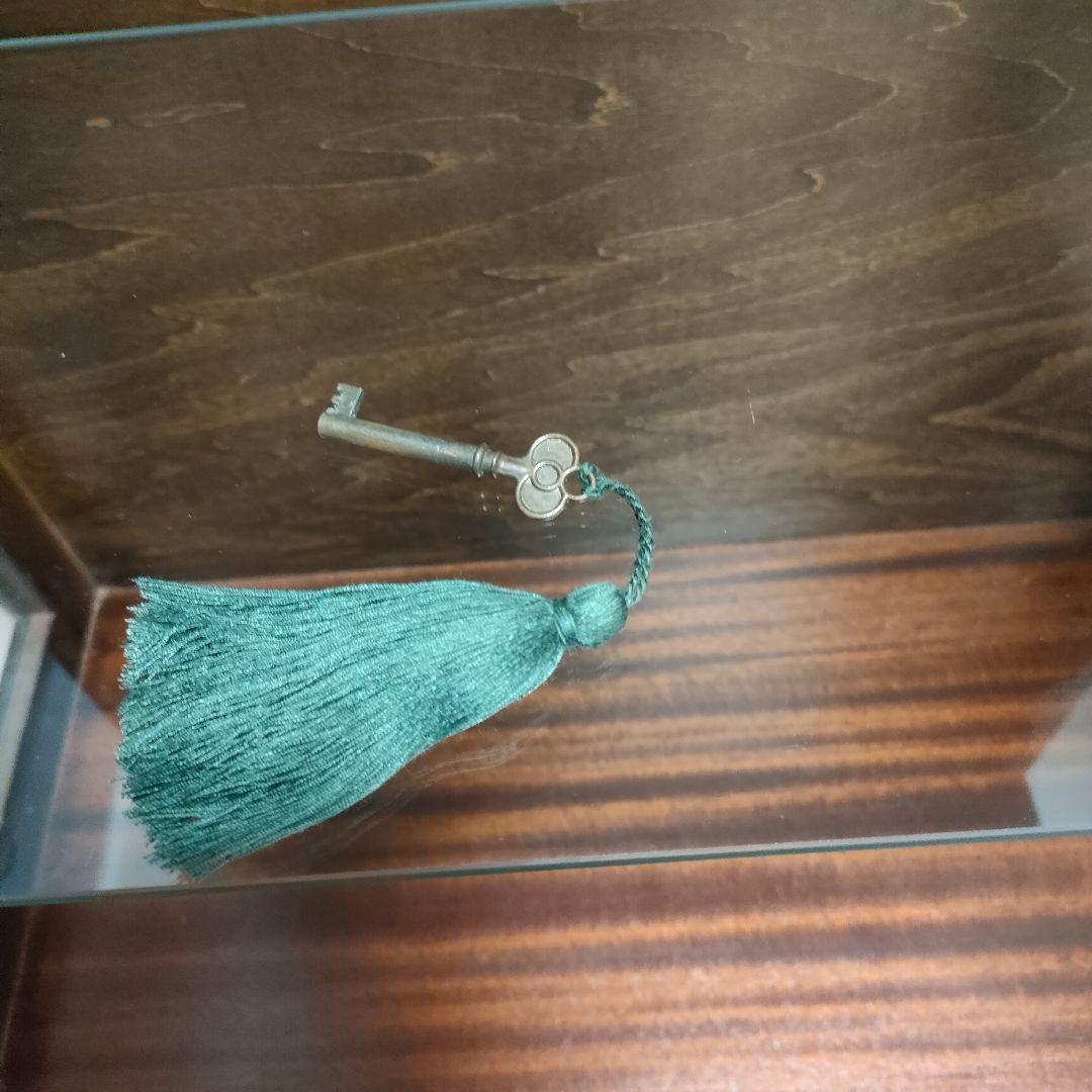 【希少】英国ヴィンテージ ディスプレイショーケース ガラスキャビネット 鍵付き