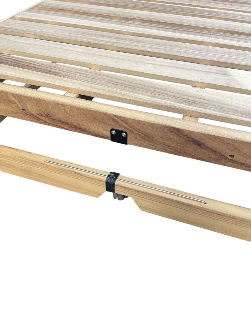 桐らくねプレミアム 折りたたみベッド シングル 木製