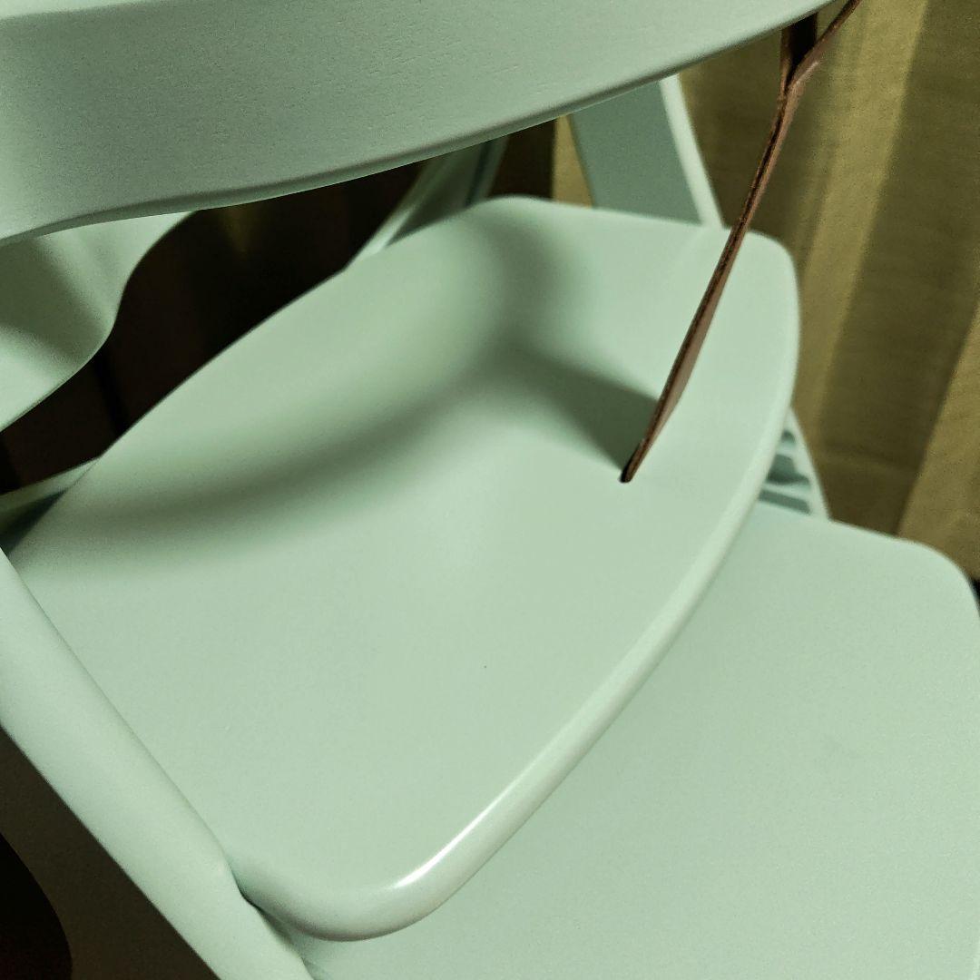 美品 yamatoya 大和屋 ハイチェア アッフルチェア ハーブグリーン