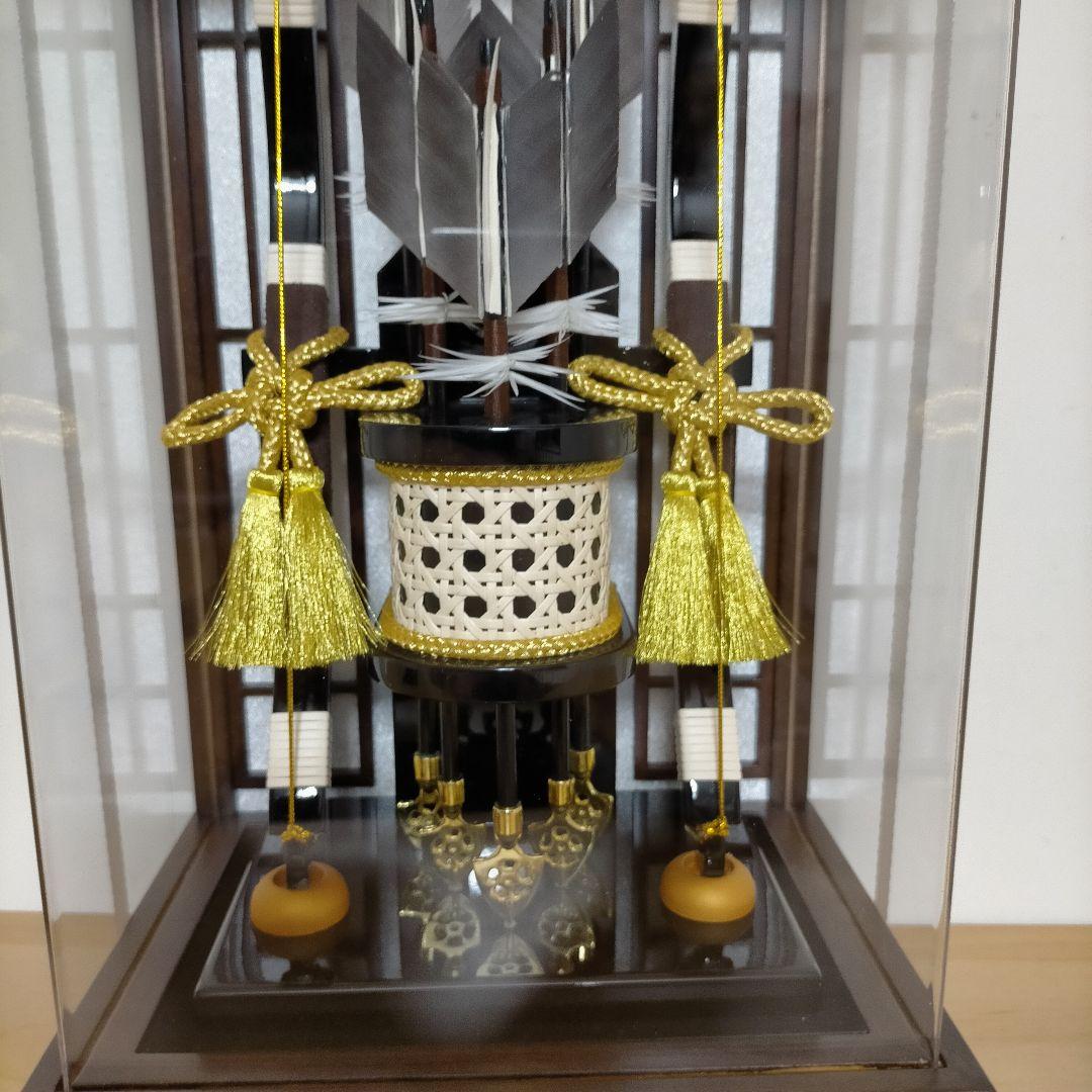 破魔弓 新品 12号 5本矢 アクリル パノラマ ケース