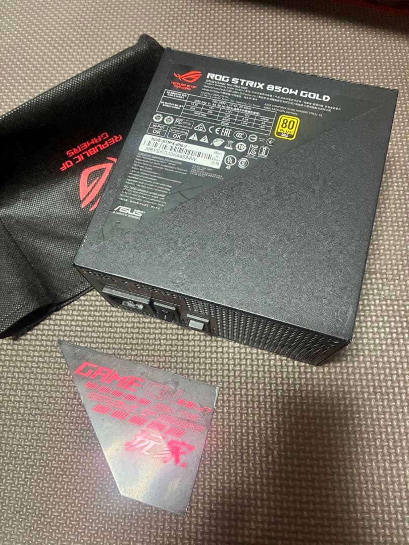 か*ち様 ASUS 850W電源ユニット ROG-STRIX-850G（動作品、