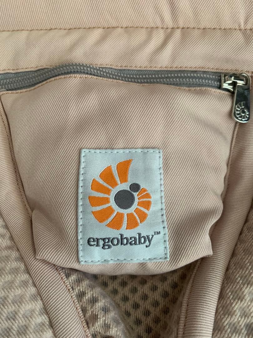 【値下げ】ergobabyエルゴ 抱っこ紐 ピンクベージュ メッシュ