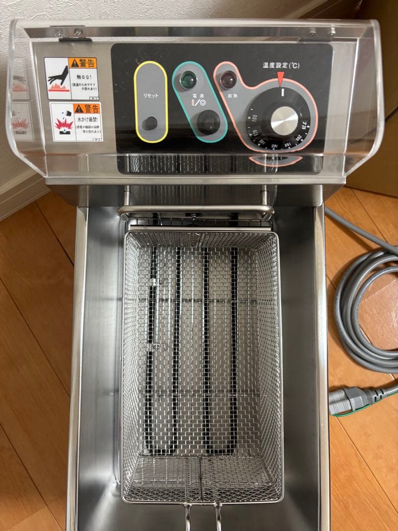 マルゼン　MEF-M8(F)T 電気フライヤー 8L