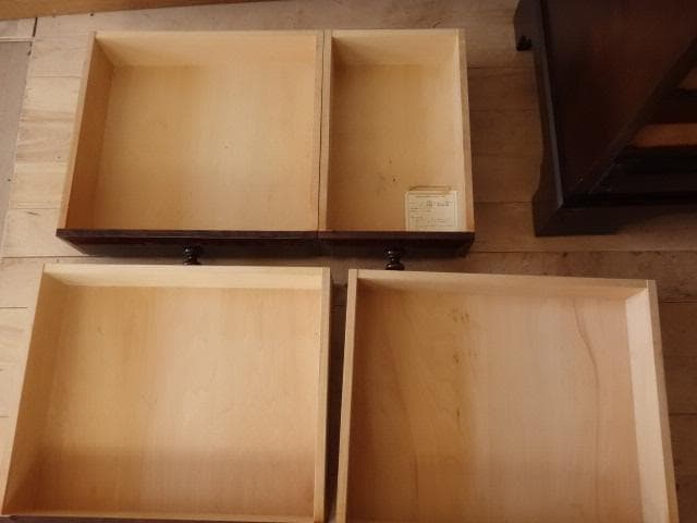 北海道民芸家具　ＨＭ８００ビューロー　ライティング　 再塗装済　ＵＳＥＤ