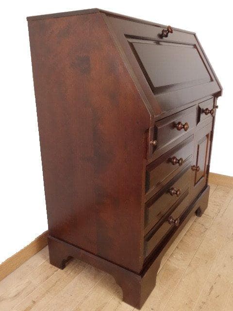 北海道民芸家具　ＨＭ８００ビューロー　ライティング　 再塗装済　ＵＳＥＤ