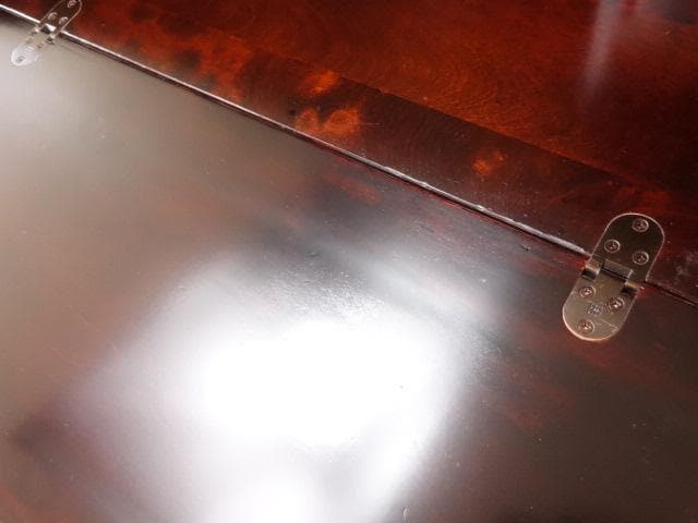 北海道民芸家具　ＨＭ８００ビューロー　ライティング　 再塗装済　ＵＳＥＤ