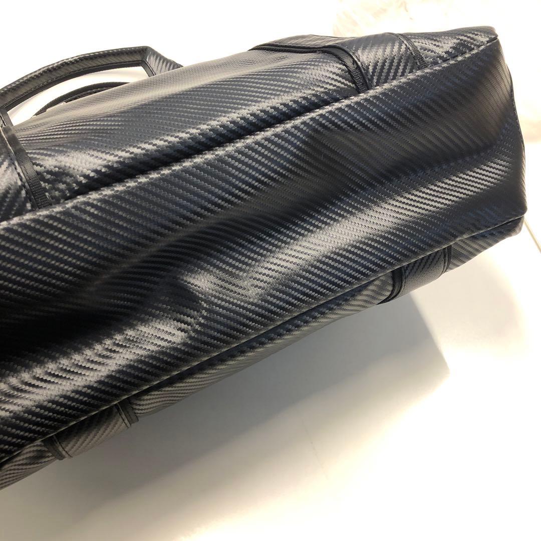 【新品】ダンスウィズドラゴン D3-320010 カーボンレザートートバッグ 黒