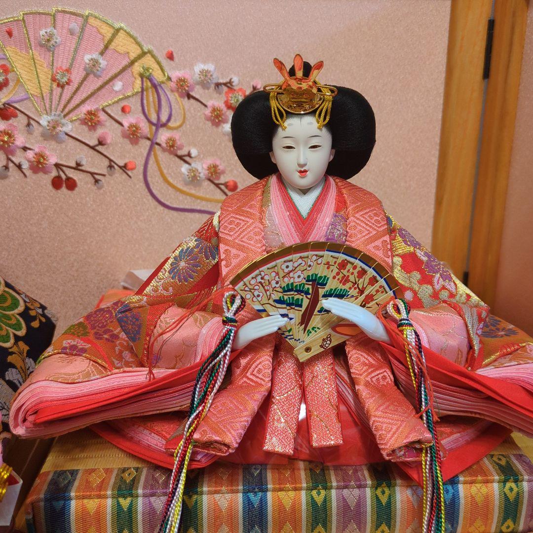 ゆきのぼ　雛人形 三段飾り(お人形のみ)