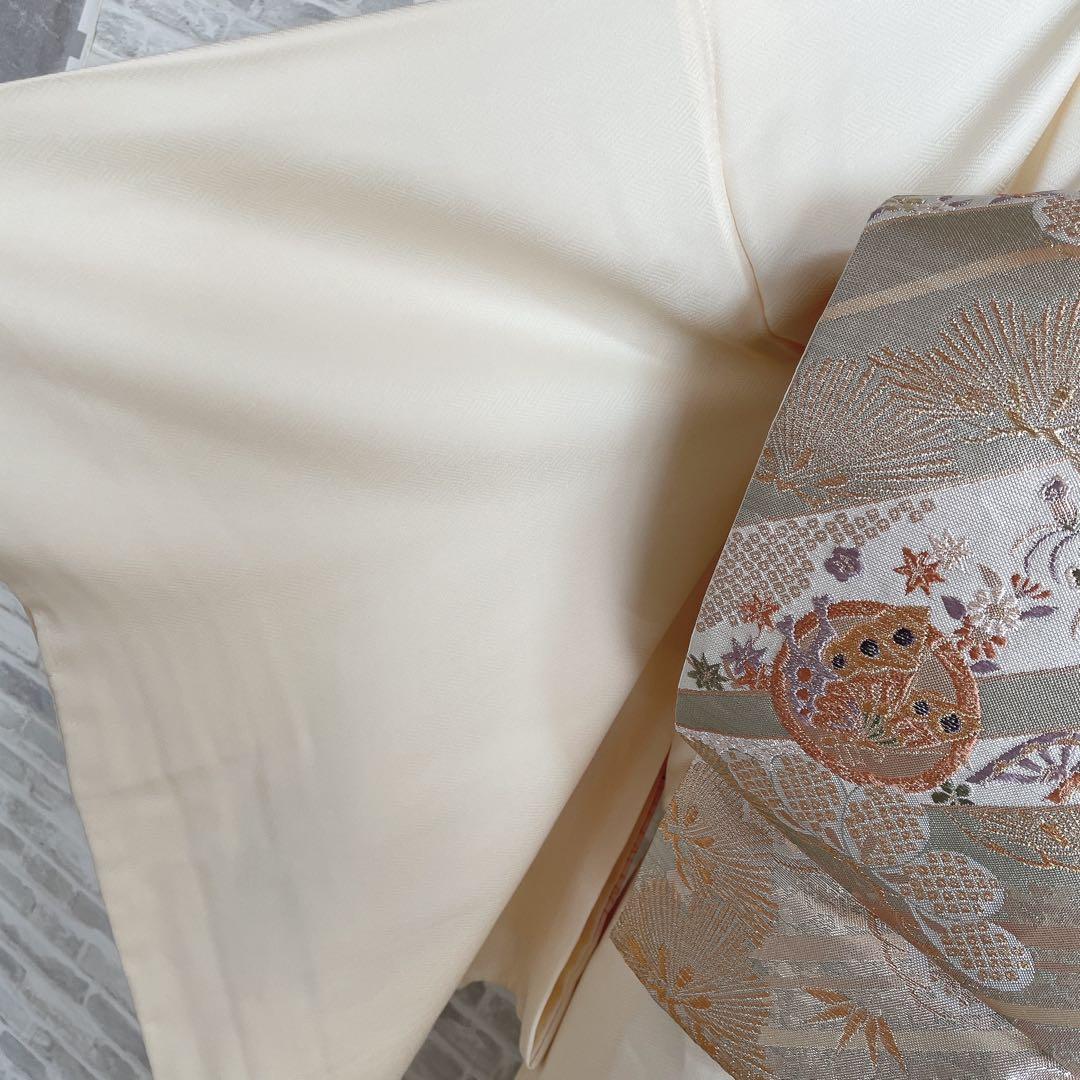 訪問着　フルセット　花ぐるま　金彩加工　華やか　入学式　卒業式　着物　I8