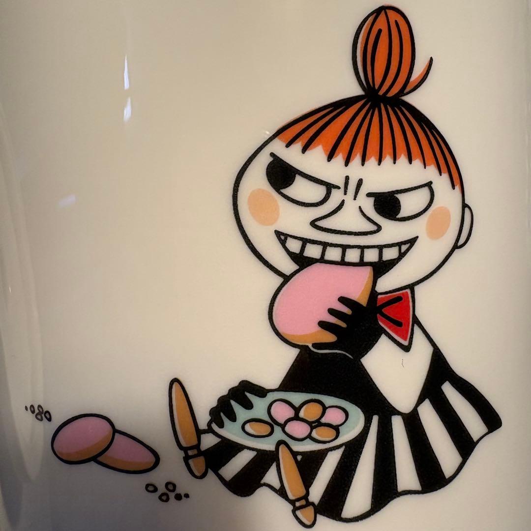 【廃盤】アラビア ムーミン リトルミィ 蓋付きキャニスター クッキージャー