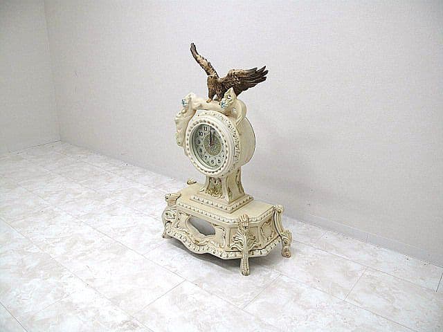 イタリア製 アンティーク調ロココ様式オブジェ 鷲モチーフ 高級装飾品 インテリア