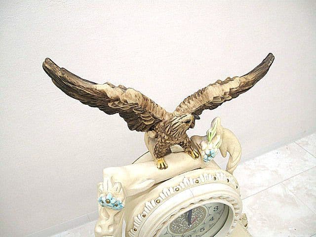 イタリア製 アンティーク調ロココ様式オブジェ 鷲モチーフ 高級装飾品 インテリア