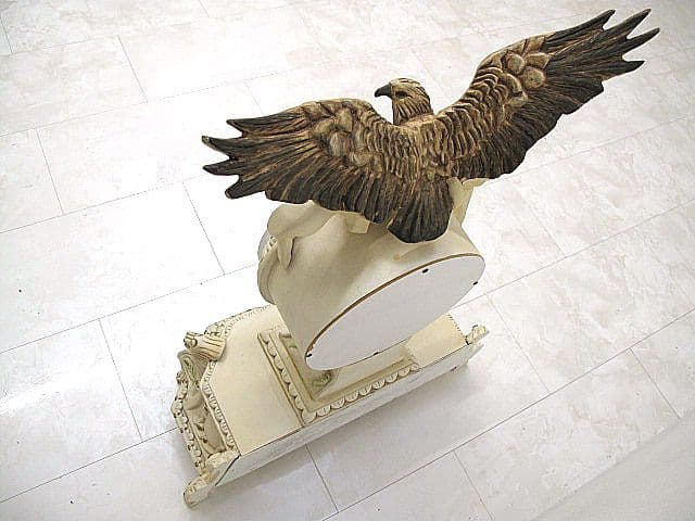 イタリア製 アンティーク調ロココ様式オブジェ 鷲モチーフ 高級装飾品 インテリア