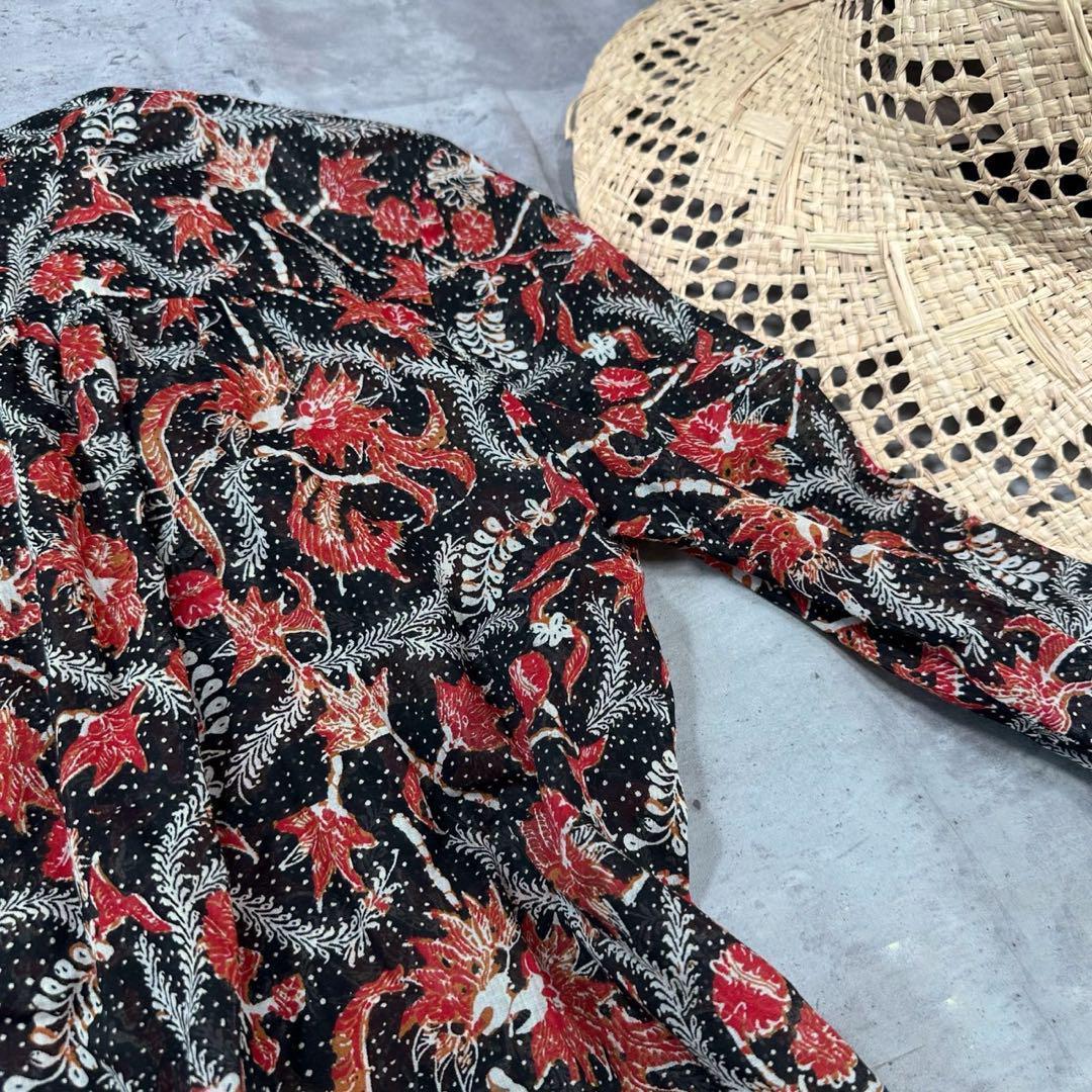 34サイズ イザベルマランエトワール ブラウス 総柄 インド製