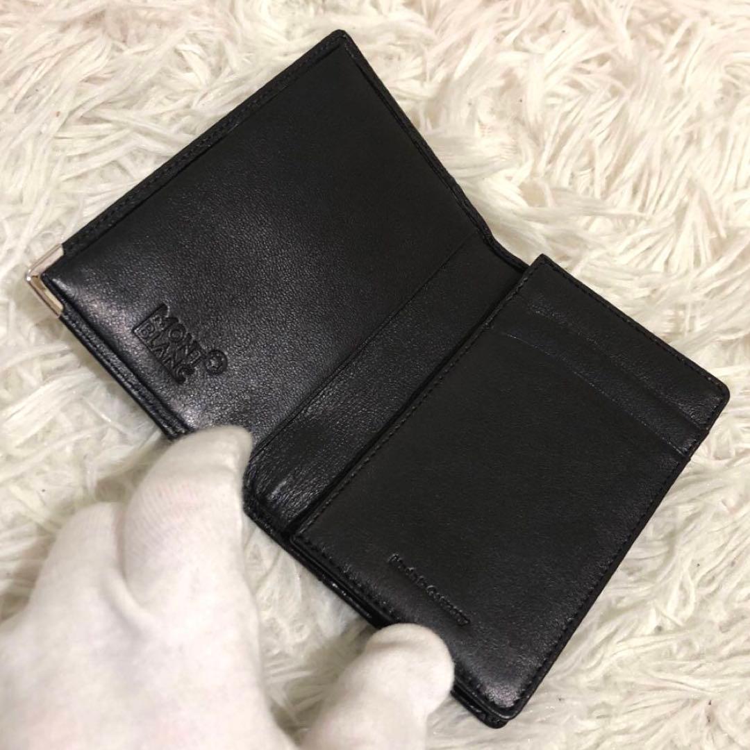 未使用✨モンブラン レザー　名刺入れ　 カードケース　マイスターシュテュック