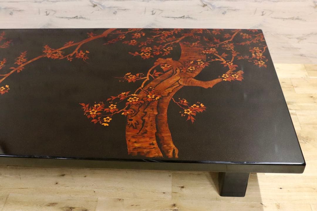 GMHS306○伝統工芸士 西岡寛治作 座卓 センターテーブル ローテーブル 和