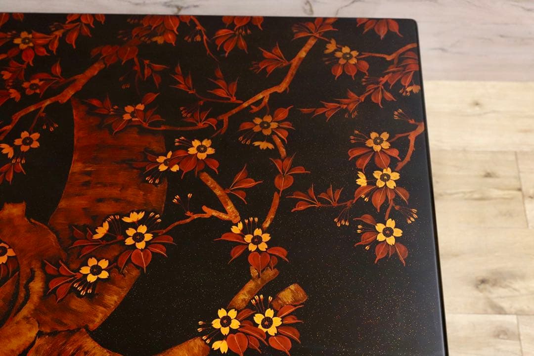 GMHS306○伝統工芸士 西岡寛治作 座卓 センターテーブル ローテーブル 和