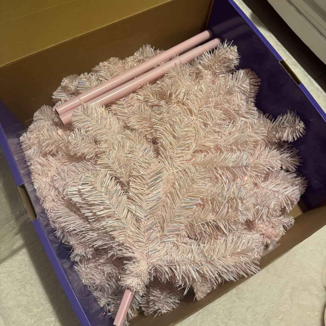 Francfranc クリスマスツリー 150cm ピンク