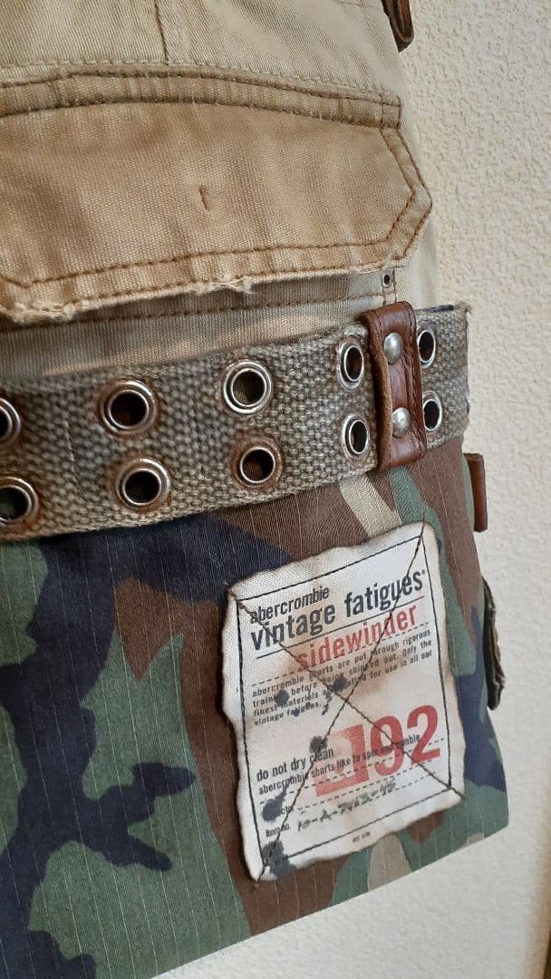 ミリタリーリメイク ★★★JUNK VINTAGE 肩掛けトート&ミニショルダー