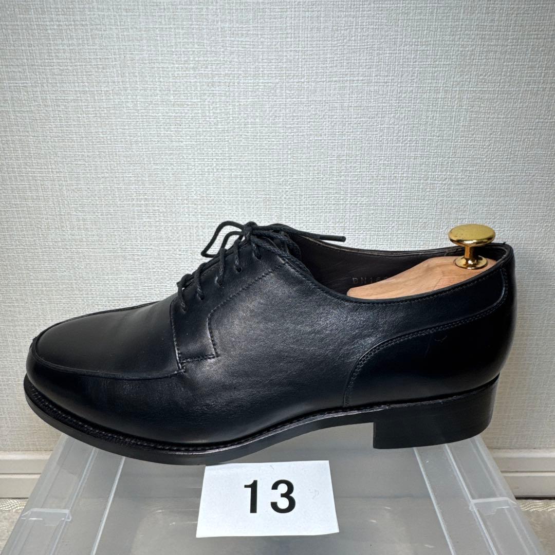 13 極美品　バーニーズニューヨーク　革靴　Uチップ　7 25.0 ブラック