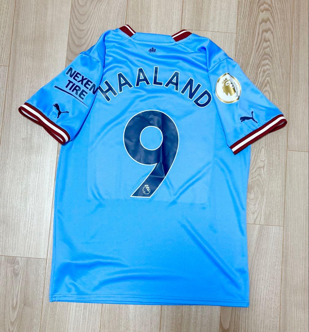 【タグ付き正規品】マンチェスターシティ2022/23ハーランド ホーム