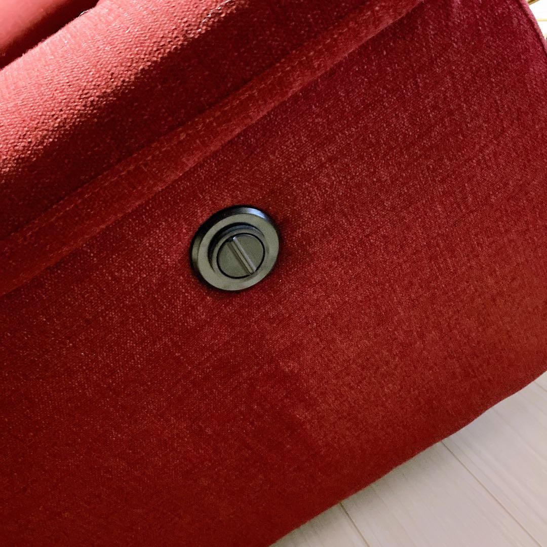 【極美品・送料込】ニトリ 2人用電動布張りリクライニングソファ