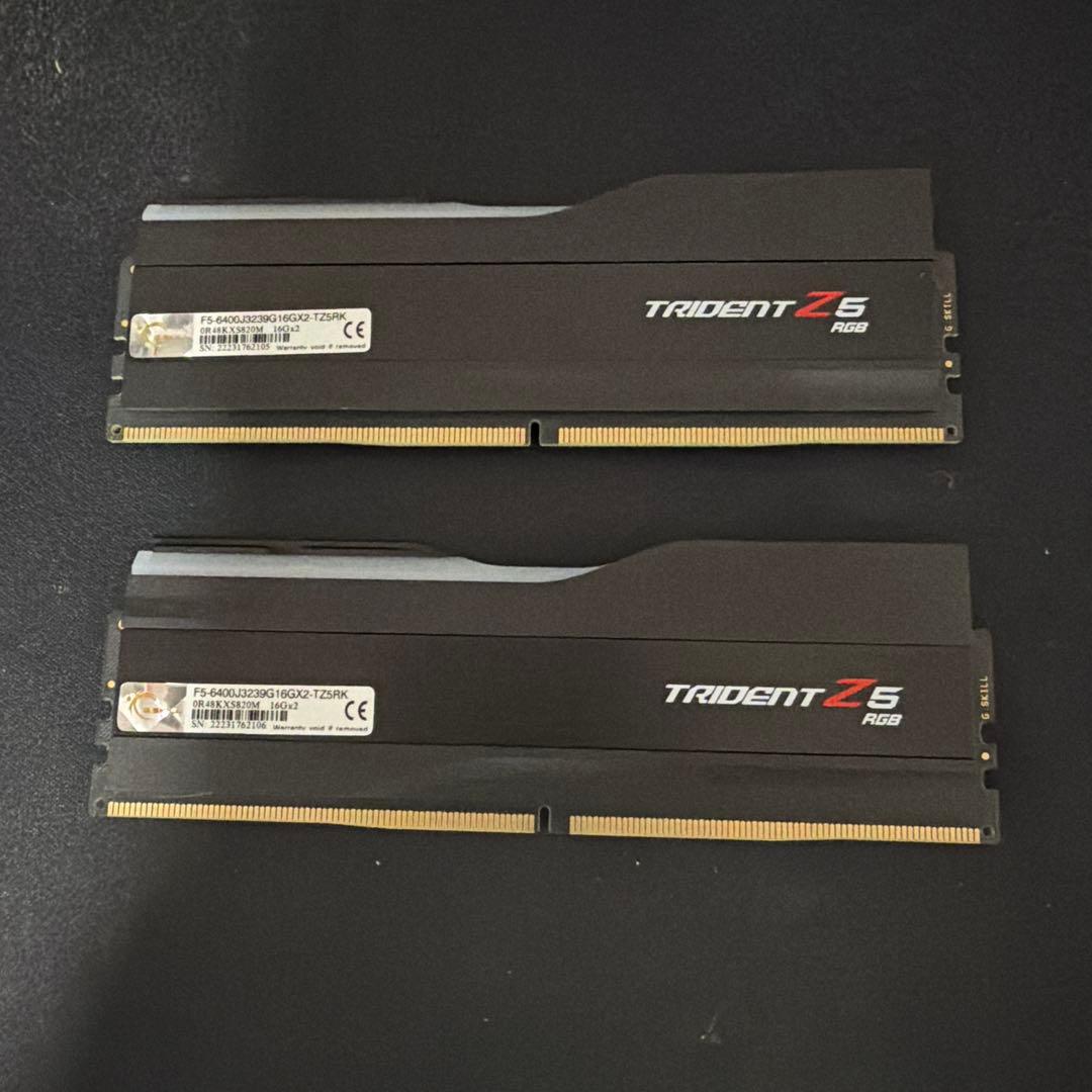 G.SKILL TRIDENT Z5 32GB(16GB2点)DDR5 6400