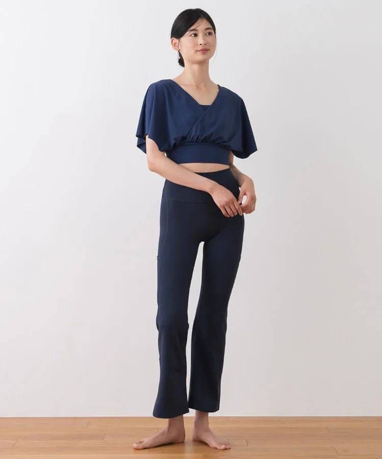 SUKALA ヨガウェア バルーンカシュクールトップス