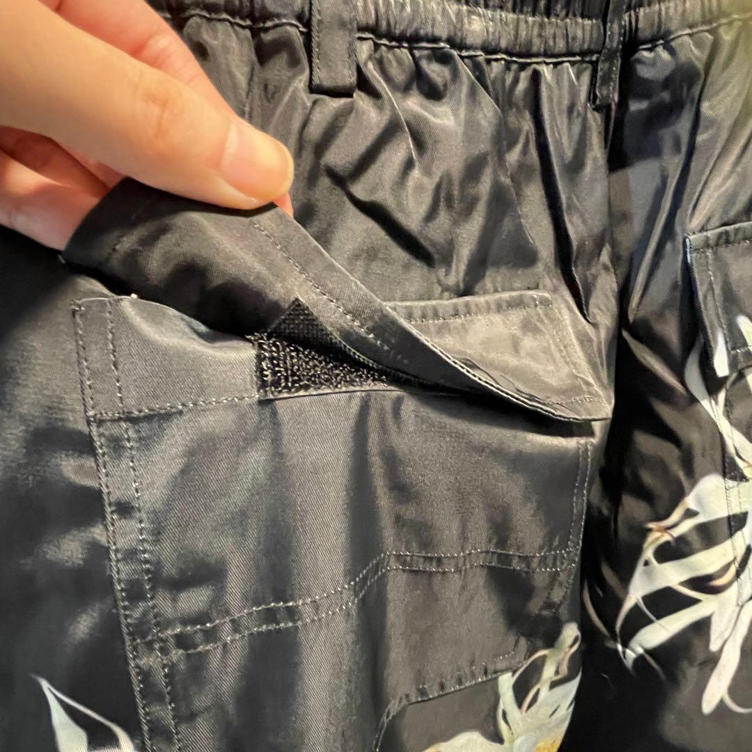 新品印花スキーパンツ M 男女兼用 花柄