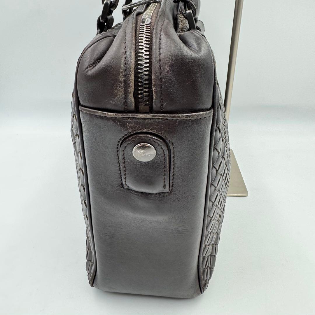 BOTTEGA VENETA ビジネスバッグ　ブラウン　オールレザー