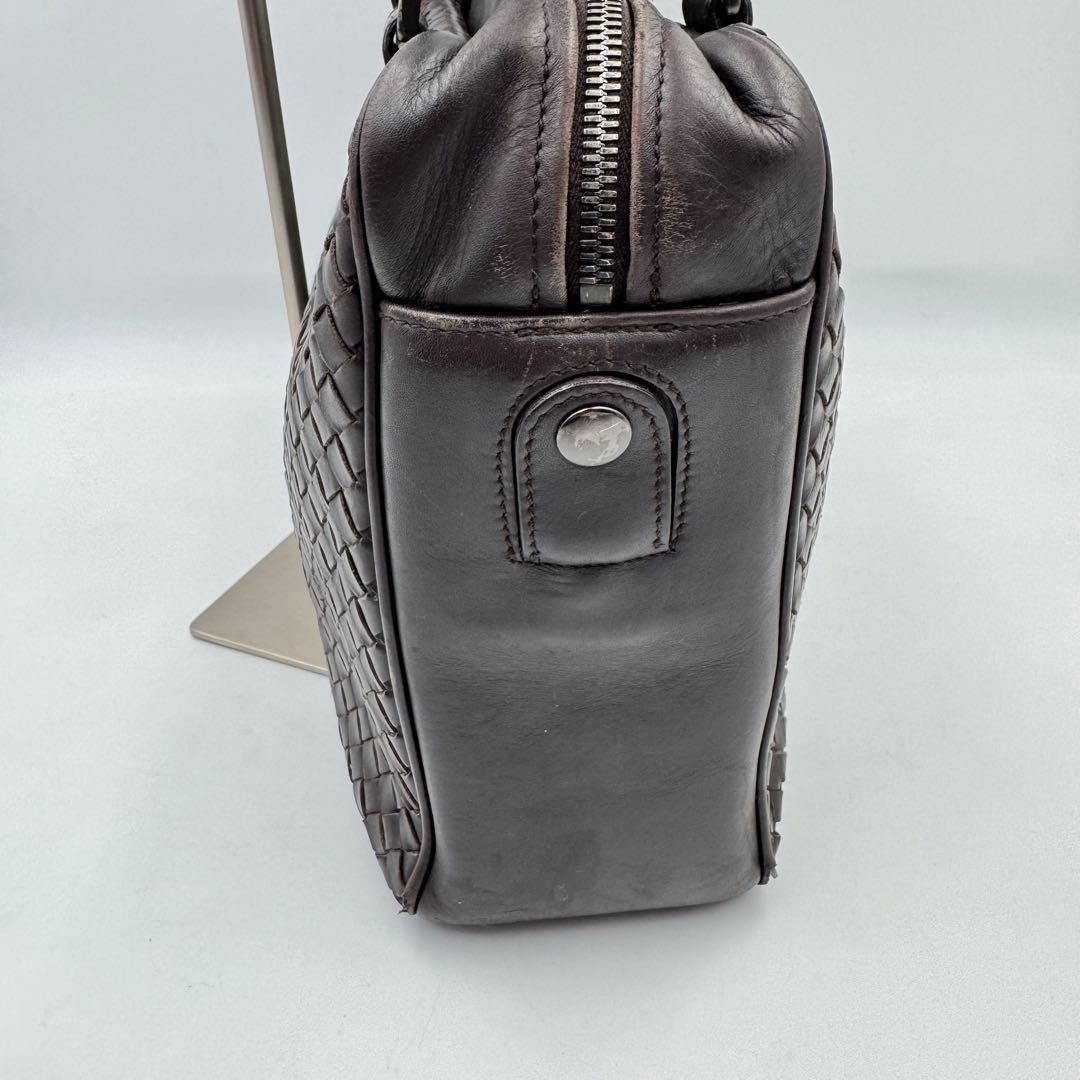 BOTTEGA VENETA ビジネスバッグ　ブラウン　オールレザー