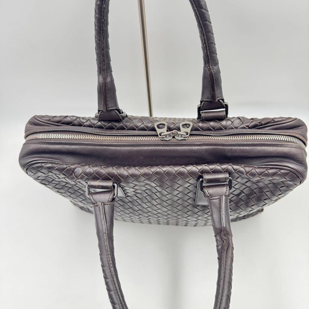 BOTTEGA VENETA ビジネスバッグ　ブラウン　オールレザー