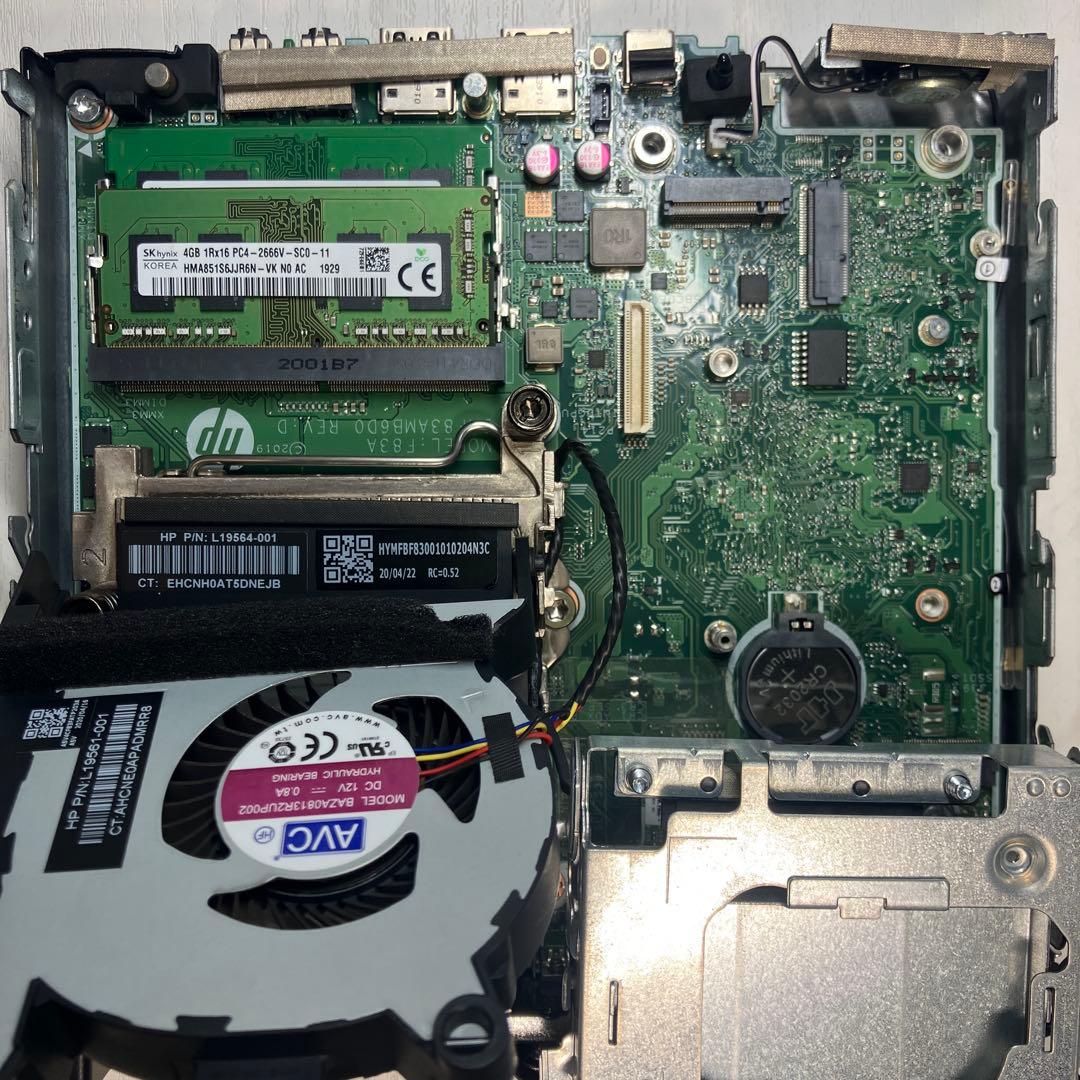 9世代！Core i3！HP EliteDesk800G5mini！ジャンク品！