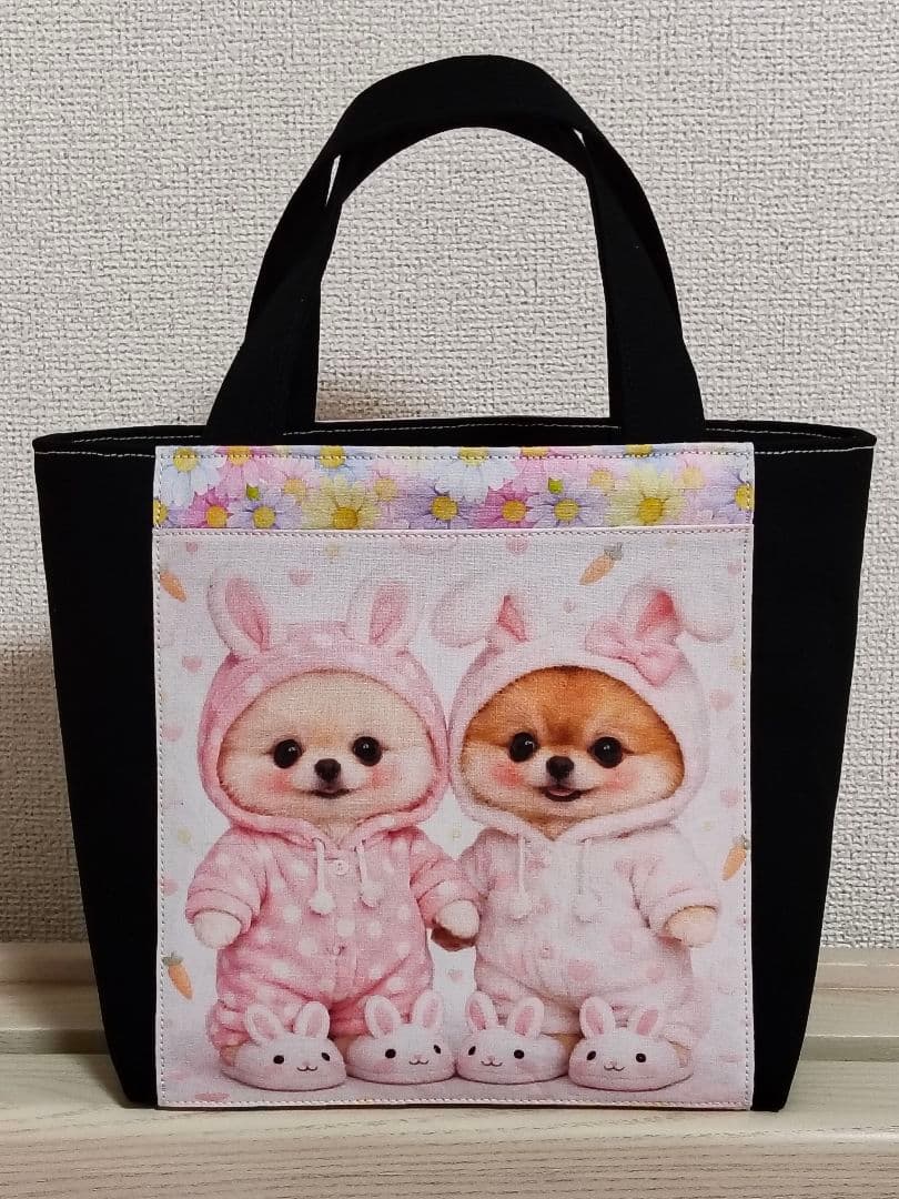 【受注制作】両面ミニトート2点、両面ミニトート（内側あり）1点